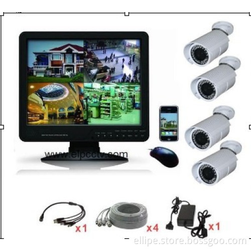 4 Channel CCTV Kit (ELP-DVR1504C-7540F)